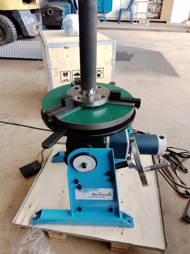 โต๊ะหมุนเชื่อมHD50 220V จับชิ้นงาน0-10“  5