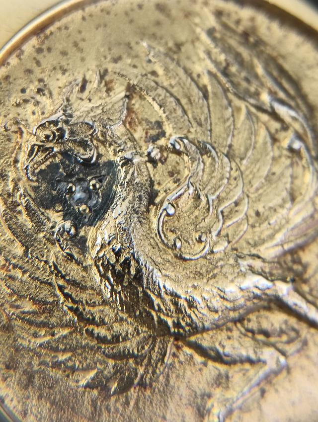 โบโลไท นกฟีนิกซ์ เงิน แท้ & เพชร แท้ 0.02 CT เคลือบ ทอง แท้  เพื่อเป็นที่ระลึกเนื่องในวโ รกาสที่จักรพรรดิทรงครองสิริราชสมบั ติครบ 60 พรรษา   6