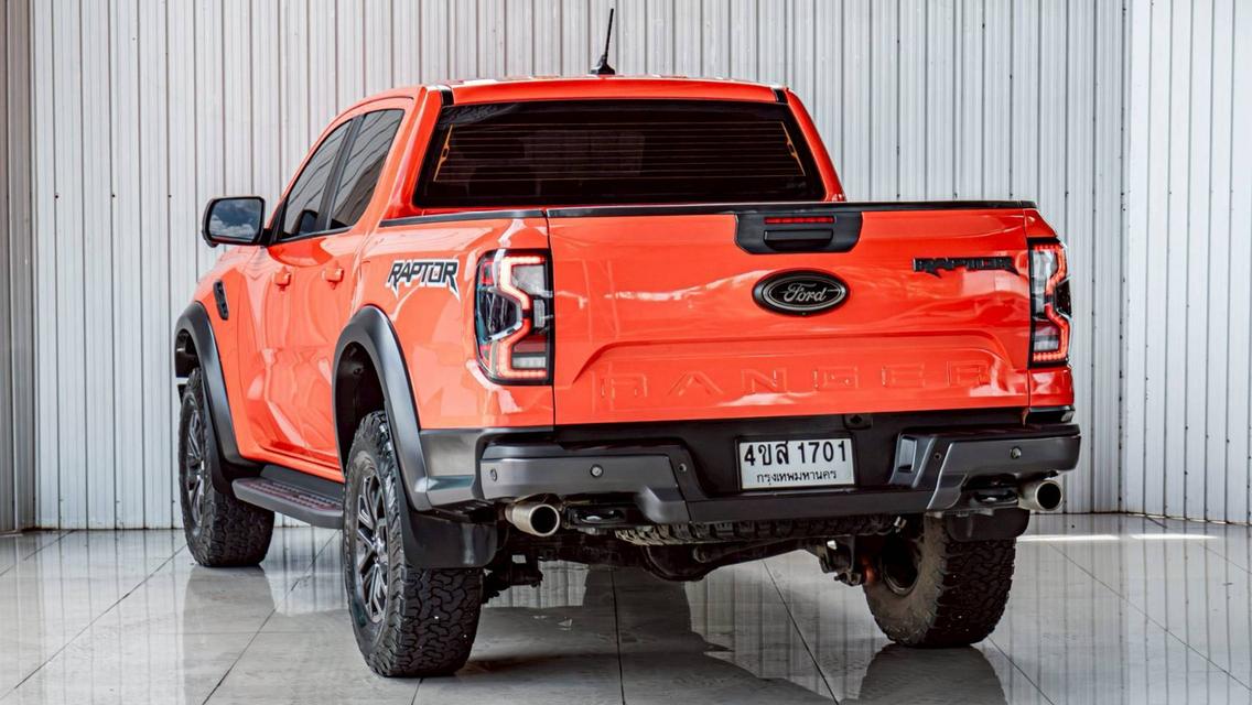 FORD RANGER 3.0 RAPTOR ECO BOOST 4WD ปี 2023 สีส้ม  โฉม DOUBLE CAB รูปที่ 6