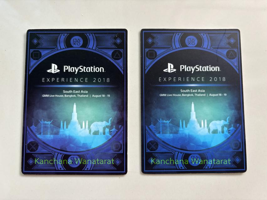 การ์ดสะสมงาน PlayStation Experience 2018 South East Asia