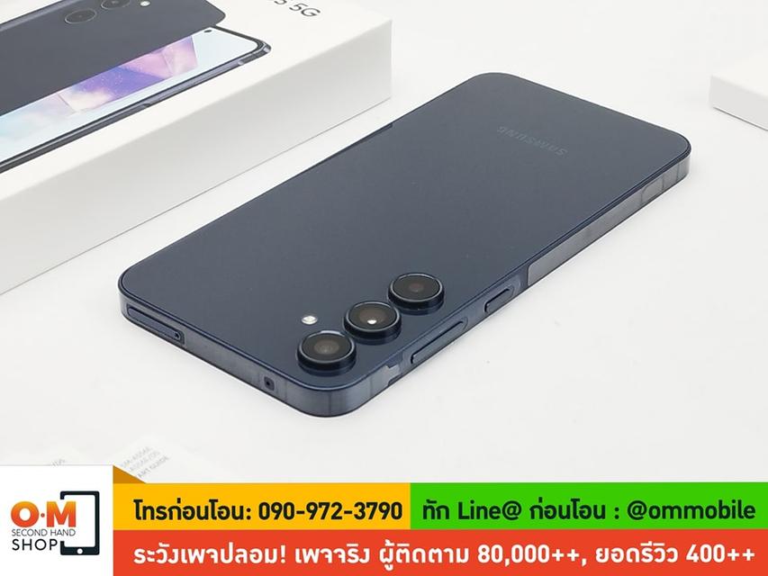 ขาย/แลก Samsung Galaxy A55 5G 12/256GB Awesome Navy ศูนย์ไทย ประกันศูนย์ยาว สวยมาก แท้ ครบกล่อง เพียง 11,990 บาท  4