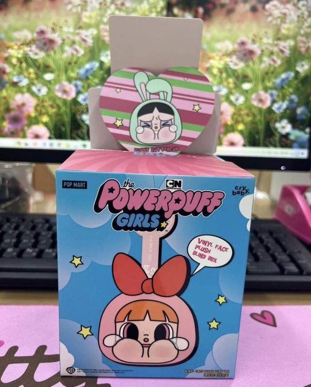 Crybaby x Powerpuff Girl Face Plush พวงกุญแจแบบสุ่ม 2