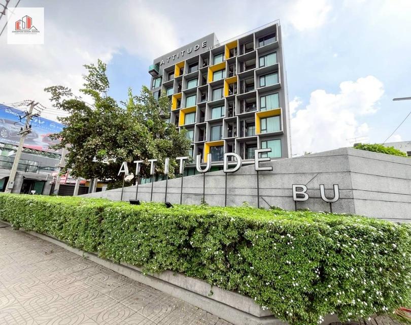 แอททีจูด บียู คอนโด ใกล้มหาวิทยาลัยกรุงเทพ ตกแต่งครบพร้อมบิวอินเฟอร์นิเจอร์ พร้อมเข้าอยู่ 1