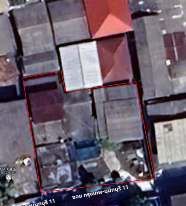 ขาย ที่ดิน ใกล้รถไฟฟ้าสายสีม่วง 145 ตร.ว อยู่ในซอยกรุงเทพ-นนทบุรี 11 เข้าไป ประมาณ 200 เมตร ID-13598 1