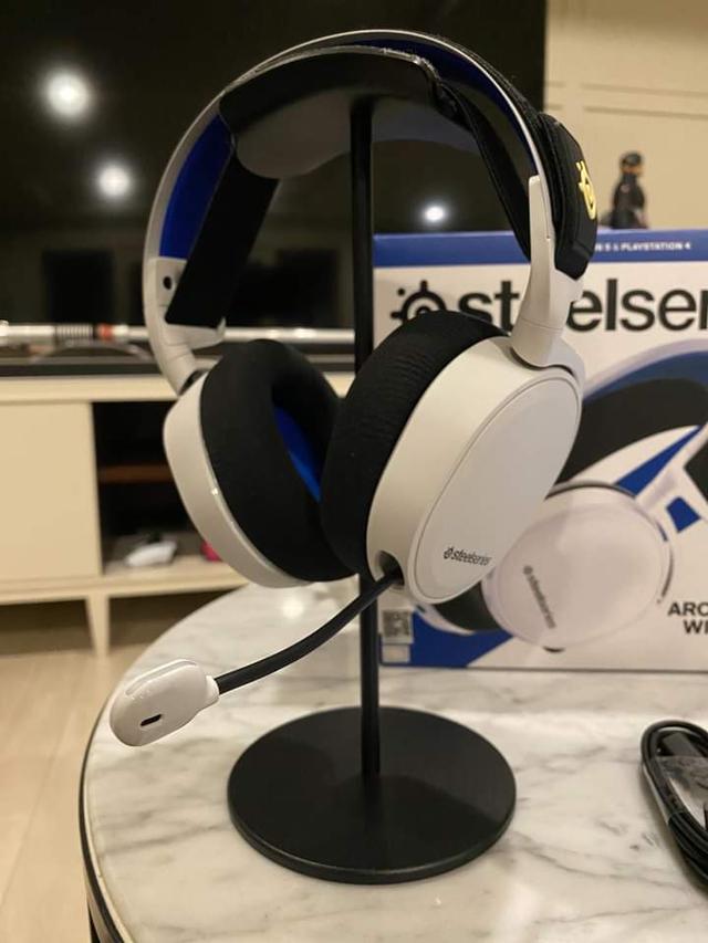 หูฟังเกมมิ่ง SteelSeries Arctis 7P Plus Wireless White 