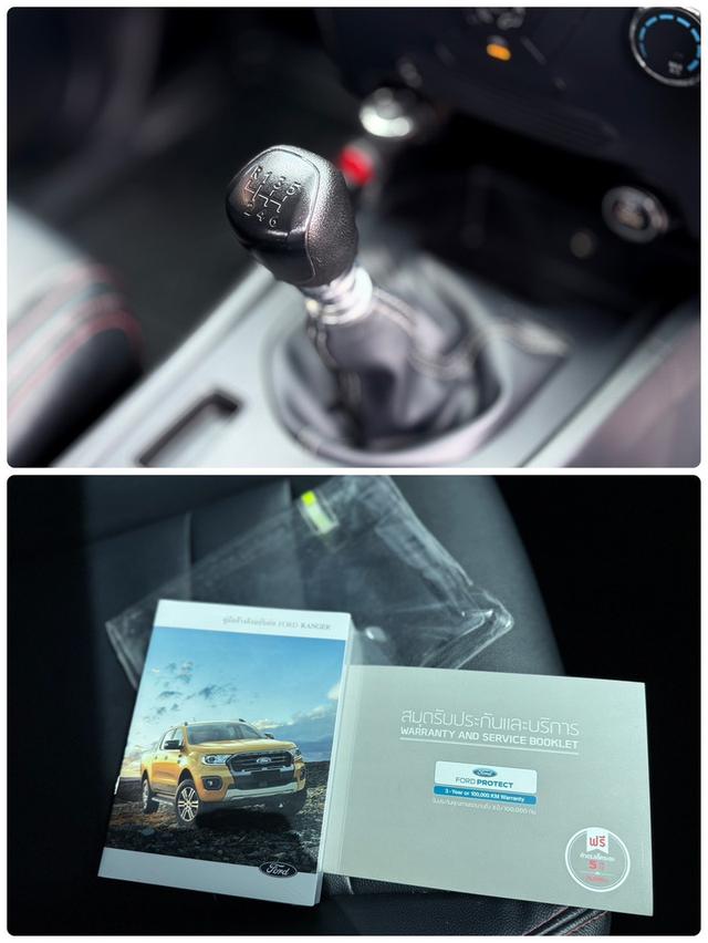 ปี 2021 FORD RANGER, 2.2 XL+ โฉม HI-RIDER DOUBLE CAB สีเดิมทั้ง 12