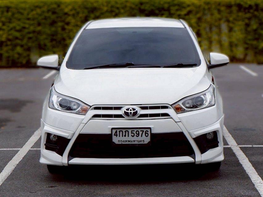 รหัสรถ QT5976 Toyota Yaris 1.2 TRD เกียร์ออโต้ สีขาว ปี 2015 4