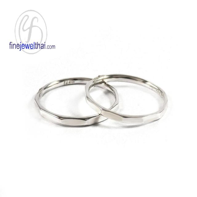 Finejewelthai แหวนคู่รักสำหรับคนรุ่นใหม่ ดีไซน์มินิมอล RC123000