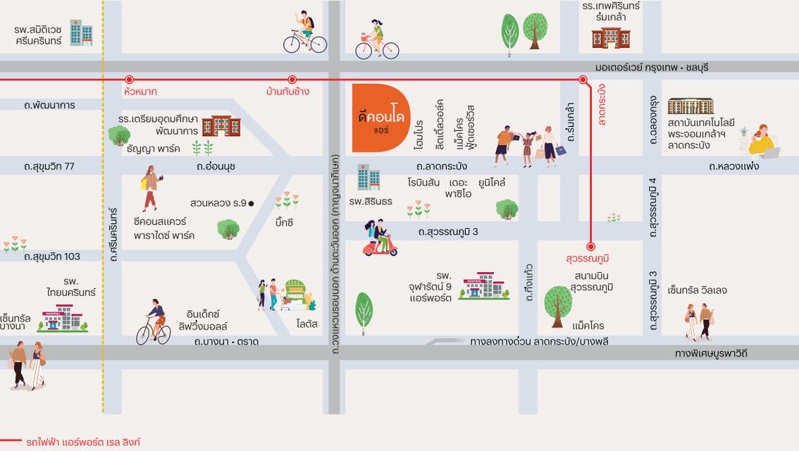 Dcondo air (ดีคอนโด แอร์) คอนโดใหม่✨🏢✨📍ลาดกระบัง ชีวิตดีมีอยู่รอบด้าน 😇 จอง 4,999 บาท ฟรีทำสัญญา เริ่ม 1.75 ล้าน ✍🏻ลงทะเบียนเยี่ยมชมโครงการเลย 15