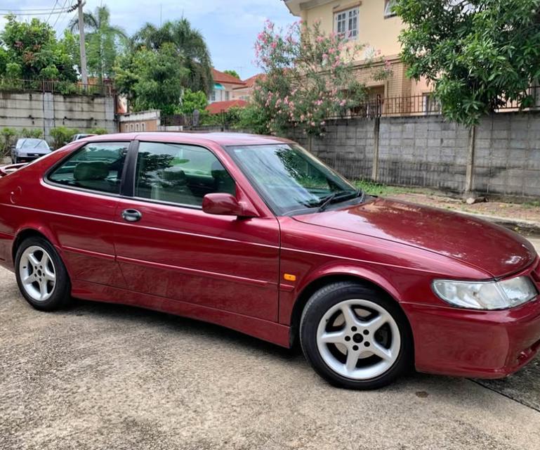 Saab 900 Darken ปี 1997 สีแดงสวย