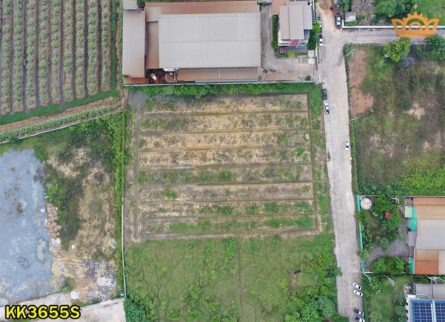 ที่ดินสวย 4 ไร่เศษ สีม่วงขอใบ รง.4 ง่าย+ขายต่อสะดวก เด่นสง่าหน้ากว้าง ถมแล้วพร้อมใช้ ในสวนหลวง ใกล้สาย 4 ตัดใหม่ กระทุ่มแบน- KK3655S 4