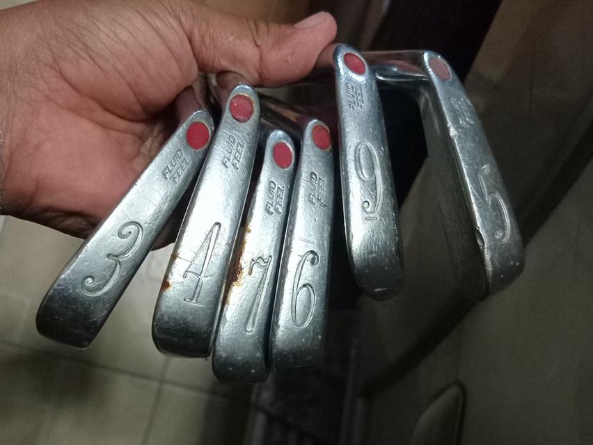 ไม้กอล์ฟหัวเหล็กก้านเหล็กวินเทจ Wilson Staff Model Dynapower มือสองญี่ปุ่น เซตนี้มีไม้ 3 4 5 6 7 9 ทั้งหมด 6ไม้ ยกเซต