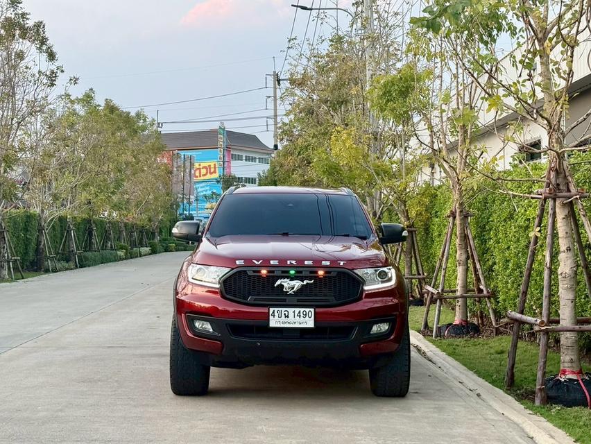 รหัสรถ AP1490 Ford Everest 2.0 Bi-Turbo 4WD Titanium Plus สีแดง ปี 2019 รูปที่ 2