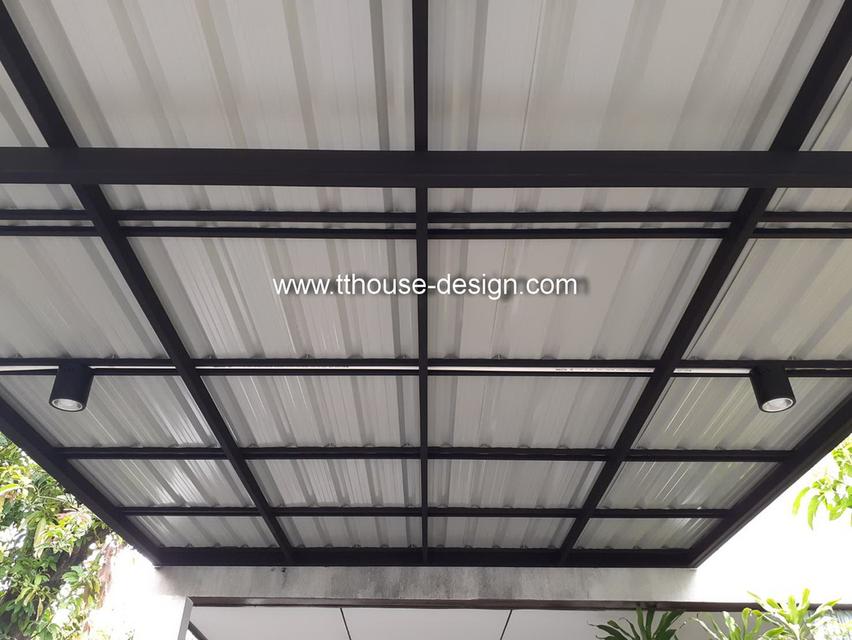 ต่อเติมบ้าน ทำโครงหลังคา กันสาด  Line : dddesign23