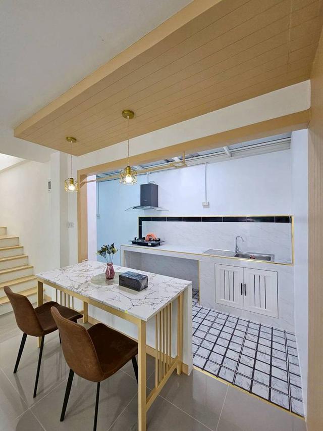 หมู่บ้านบัวทอง4  (คุณาภัทร) บางบัวทองทาวน์เฮ้าส์ 2 ชั้น ตกแต่งใหม่พร้อมอยู่บ้านสวย พร้อมเข้าอยู่ ฟรีเฟอร์นิเจอร์ 10