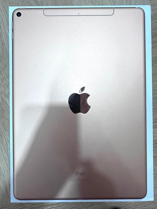 ขาย iPad Air 3 64GB Cellular (ใส่ซิมได้) สี Gold สภาพสวย อุปกรณ์ครบกล่อง รูปที่ 4