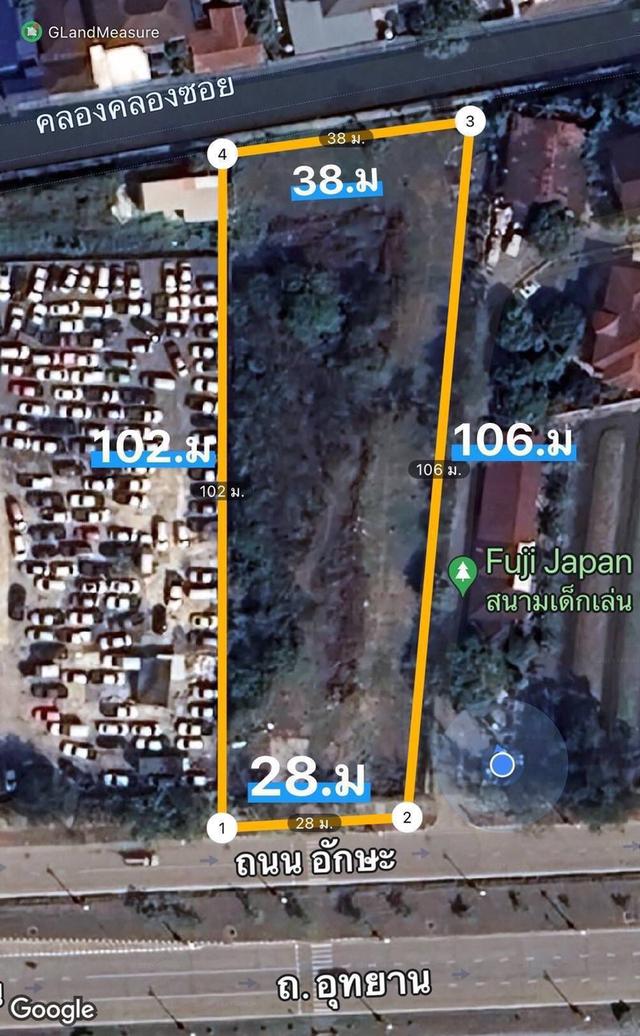 ขายที่ดินเปล่า ติดถนนอุทยาน (อักษะ) เดินทางได้ทั้ง ถนนพุทธมณฑลสาย 3 - ถนนพุทธมณฑลสาย 4 ขนาดที่ดิน 2 ไร่ 92.5 ตรว. 992.5 ตารางวา หน้ากว้างติดถนน 28 ม. 1