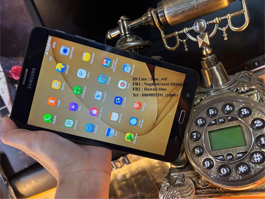 Samsung TabA(6) จอ7นิ้ว ใส่ซิมโทรได้ ใช้งานปกติ สภาพสวย