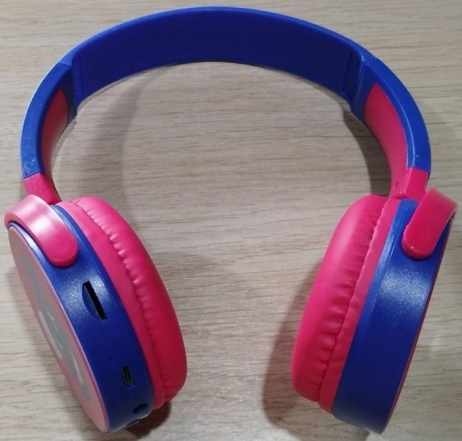 ขายหูฟังบลูทูธไร้สายแบบครอบหู (Bluetooth Headphone Stereo) Bearbrick รุ่น DR-53 สีแดง-ฟ้า (ทูโทน) สินค้าใหม่  1