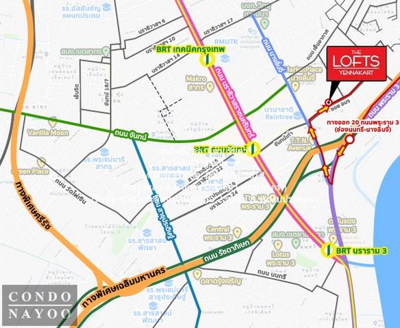 condominium The Lofts Yennakart 30000 บาท ไม่ไกลจาก ถนนพระราม 3 , ทางพิเศษเฉลิมมหานคร (1-02) ดีลดีสุด ณ จุดนี้ เป็นคอนโด 2