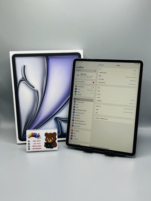 iPadAir6 13นิ้ว M2 128gb WiFi เครื่องสวย ครบกล่อง นัดรับได้ครับ