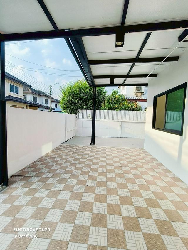 บ้านเดี่ยวมีนบุรี  คลองสามวา  นิมิตใหม่  หมู่บ้านเคซีการ์เด้นโฮม 6 บ้าน 4 ห้องนอน มีห้องนอนชั้นล่าง นัดชมบ้าน 085-318-6868 คุณวา 4