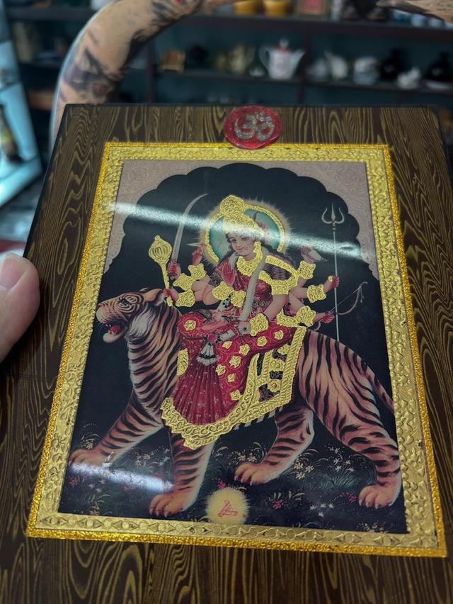 ภาพพระแม่ พร้อมกรอบไม้ 4