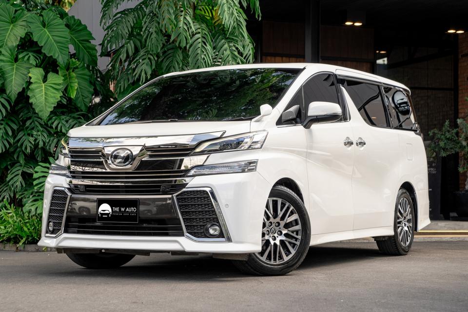 TOYOTA Vellfire 2.5 ZG edition ปี2017📌𝐕𝐄𝐋𝐋𝐅𝐈𝐑𝐄 เข้าใหม่! รุ่น 𝐓𝐎𝐏 สวยฉ่ำสมมง👑 1