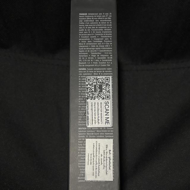 (มือสอง) Marshall Minor III ของแท้จาก Power Buy สภาพดี แบตอึด 5-6 ชม. 2