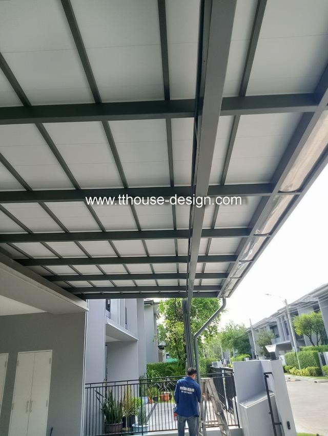 ต่อเติมโครงหลังคา กันสาด สไตล์โมเดริ์น Roof Modern DD Design23 รูปที่ 6