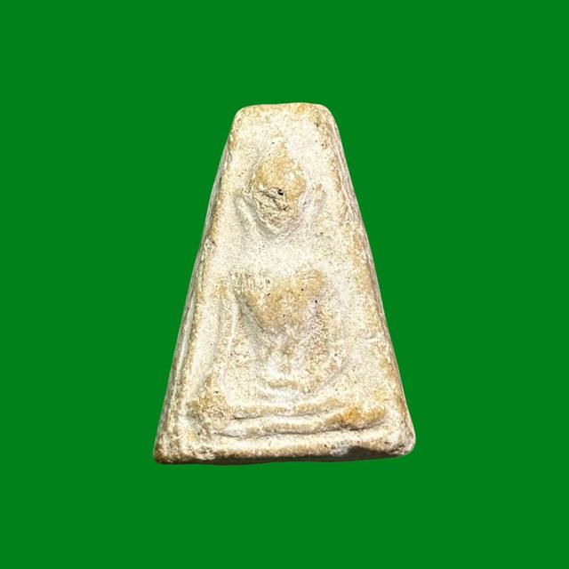 พระผงสุพรรณ หลังปั๊มหมึกน้ำเงิน เก่า ไม่ทราบที่