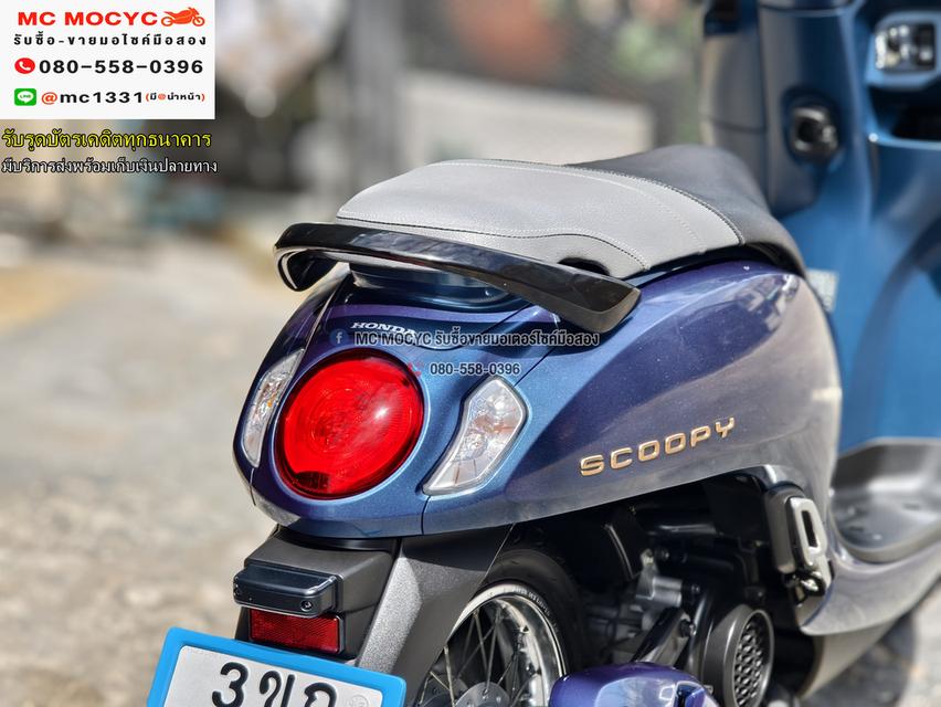 Scoopy i 2021 วิ่ง6000โล รถบ้านมือเดียว เครื่องท่อเดิม เล่มเขียวชุดโอนครบ No1210    18