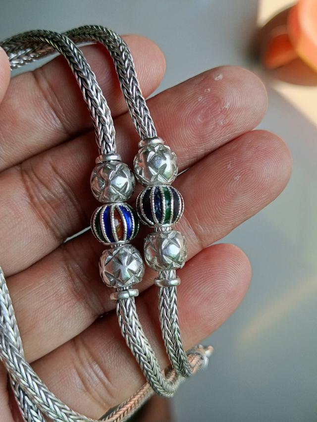 สร้อยเงินแท้ผ่านการยิงเปอร์เซ็นต์มาแล้ว รูปที่ 2