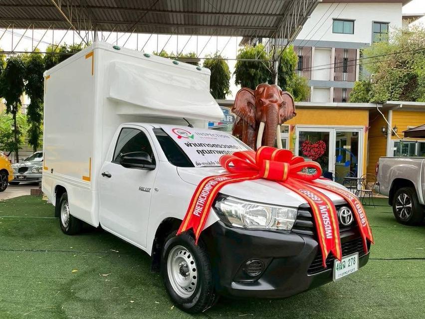 TOYOTA REVO SINGLECAB รุ่น ตัว J เครื่อง2.4cc.เกียร์ธรรม ปี 2019 รถกระบะตู้บรรทุกCARGO-BOX สภาพสวย พร้อมใช้งาน! ไมล์แท้100%คะ