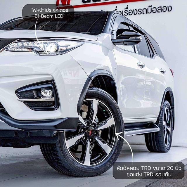 รหัสรถ NP1057 TOYOTA FORTUNER 2.8TRD BLACK TOP 4WD 2019