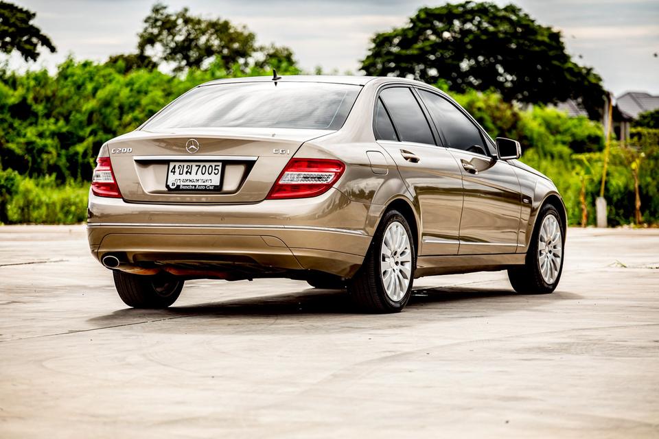Benz C200 CGI BE สีน้ำตาล ปี 2010  6