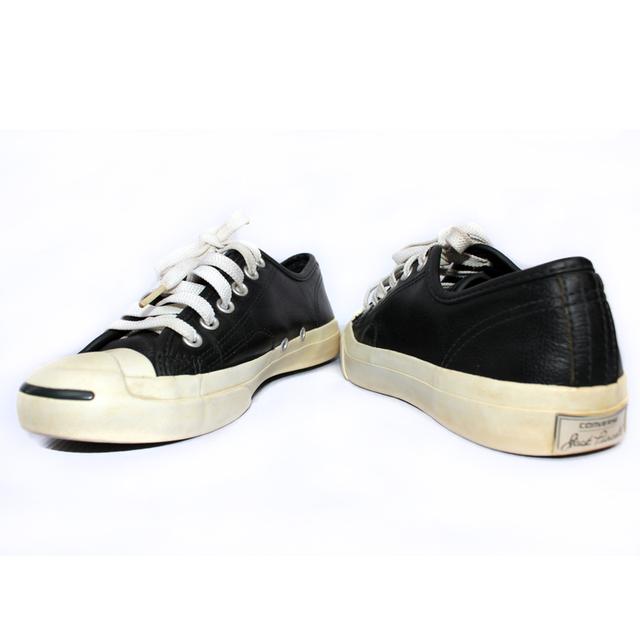 CONVERSE รองเท้าผ้าใบมือสอง Jack Purcell สีดำ หนัง สภาพสวยๆชิคๆ จัดส่งฟรี!!! เก็บปลายทาง 7