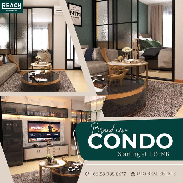 🌿 Your Affordable Urban Escape Awaits Welcome to Reach Sukhumvit 107 – just 1.4 km from BTS Bearing 1