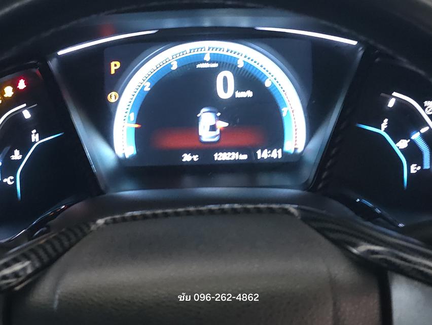ปี 2017 #HONDA #CIVIC #FC 1.5 Turbo A/T (6กค 2096 กทม) **เลขไมล์ 129,xxx km. สีขาว ( ถ่ายจากสถานที่จริง) รูปที่ 16
