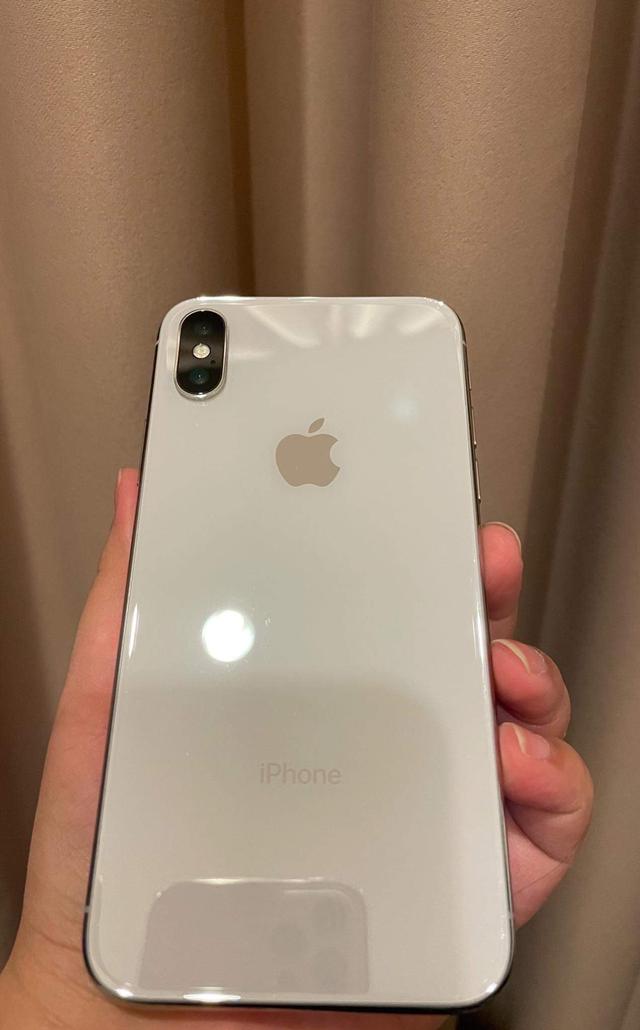 iPhone X  สี White 256GB ของแท้ยกกล่อง  2