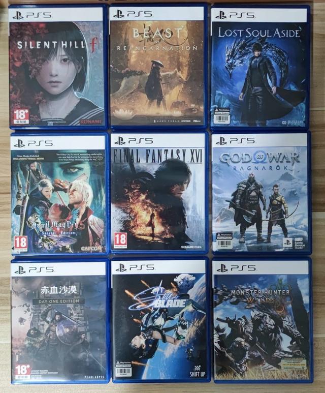 แผ่นเกมส์ PlayStation 5