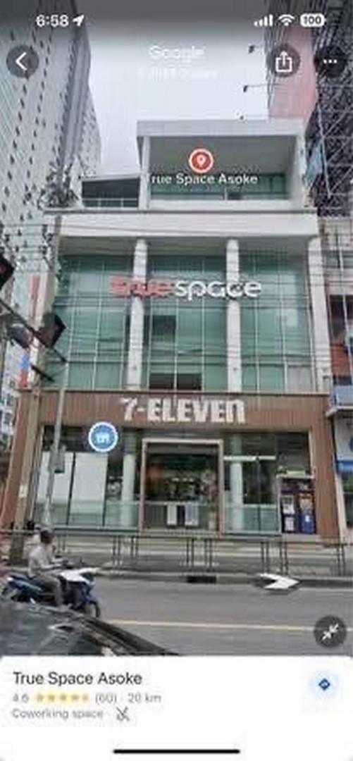 ขายอาคารพาณิชย์ 5.5 ชั้น พร้อมที่ดิน 61 ตร.วา ติดถนนอโศก ผังเมืองสีแดง FAR 10 6