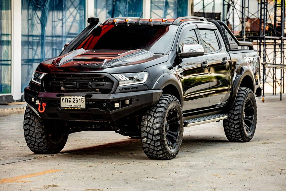 Ford Ranger 2.2 XLT Hi-Lander Double Cab ปี 2016 สีดำ แต่งมาครบสวยๆ