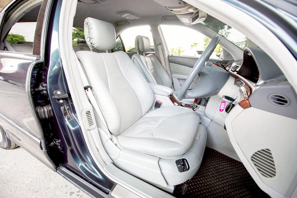 Benz S280 Sedan ปี 2001 สีน้ำเงิน สวยสภาพดีมาก 8