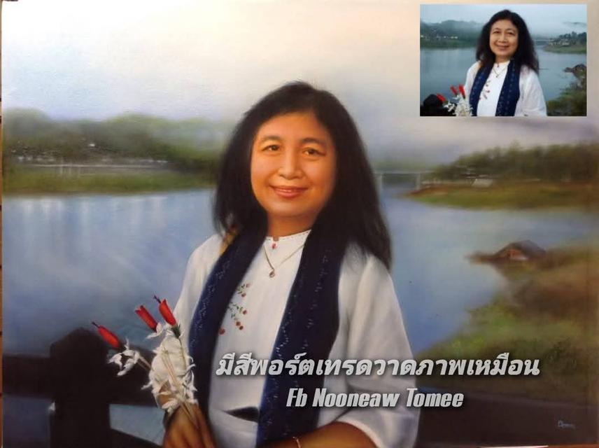 จำหน่ายและรับวาดภาพเหมือนสีน้ำมัน 6