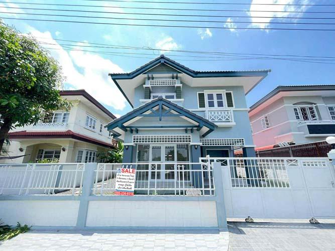 H-108 : บ้าน Renovate ใหม่ทั้งหลัง 50 ตร.วา ม.ฟลอร่าวิลล์ ถ.สุวินทวงศ์ 38 หนองจอก