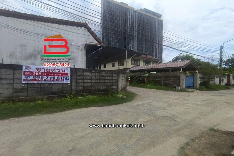 ที่ดินเปล่า เนื้อที่ 368 ตร.ว. ซอยนนทบุรี 19 ใกล้ตลาดต้นสัก ถนนนนทบุรี ตำบลบางกระสอ อำเภอเมืองนนทบุรี นนทบุรี 1