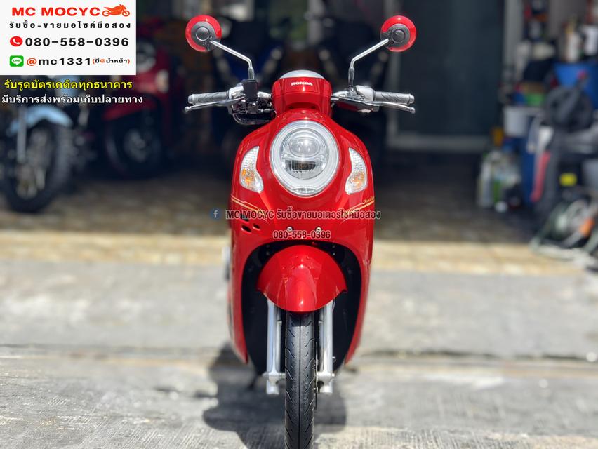 Scoopy i 2021 วิ่ง10000โล รถบ้านแท้เครื่องท่อเดิมๆ กุญแจ2ดอกบุคเซอวิสครบ No1080   