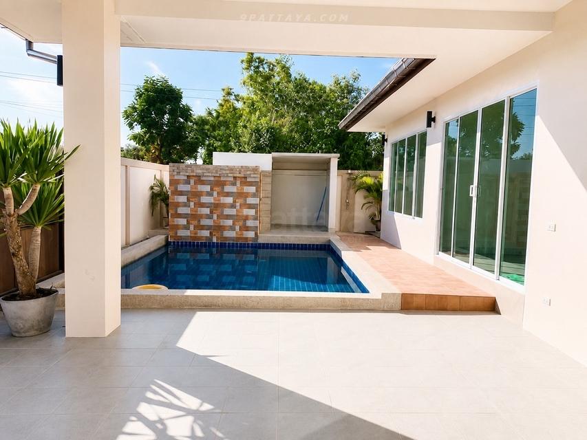 For Sale — New Pool Villa in Huai Yai, PattayaNew pool villa for sale in Huai Yai, Pattaya. Residential home under construction, suitable for family l 10