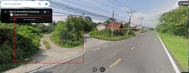 ขายที่ดินแปลงสวย หน้าติดถนน-หลังติดแม่น้ำ 1 ไร่ 2 งาน 70 ตร.ว. อ.นครหลวง อยุธยา 3